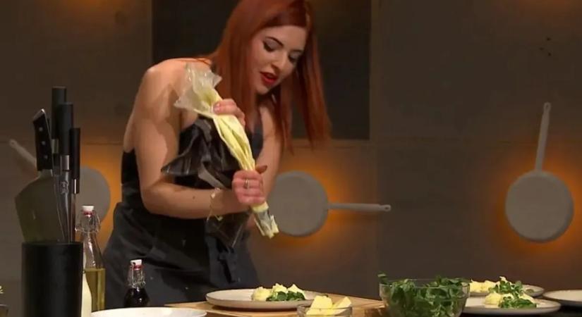 A kifutó után a konyhát is meghódította a Séfek Séfe bombázója