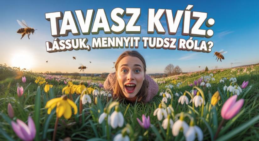 Tavasz kvíz: Mindenki a napsütést várja, de vajon ismered a tavasz titkait?