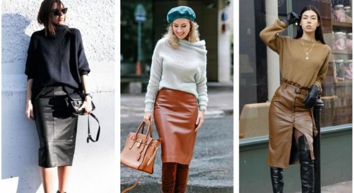 Stílusiskola: így viselj bőr ceruzaszoknyákat