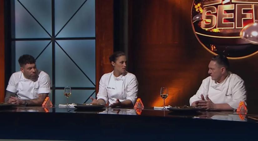 "Mit sajnálsz, mit?" - fakadt ki ingerülten Tischler Petra a Séfek Séfe stúdiójában