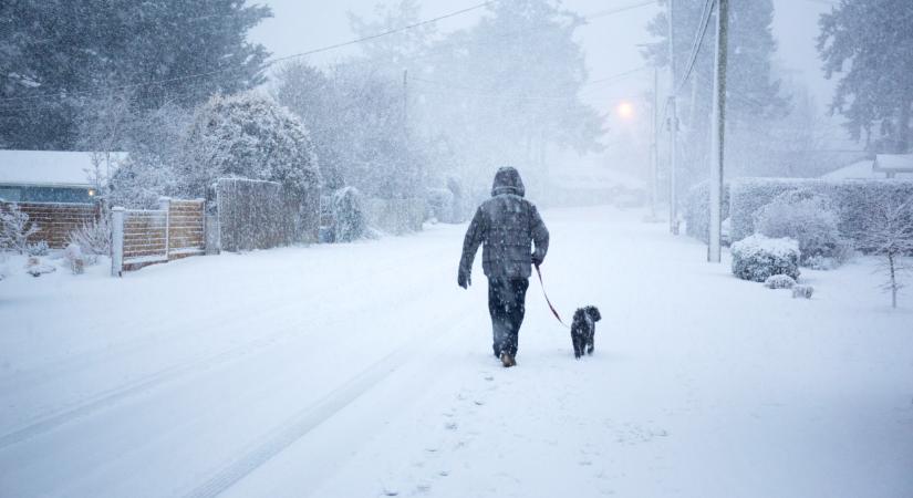 Kezdődik a nagy havazás: ennyi hó már rég esett Magyarországon