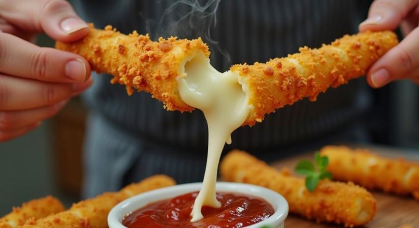A tökéletes házi rántott sajtrúd titka: Így lesz ropogós a panír és nyúlós a belső