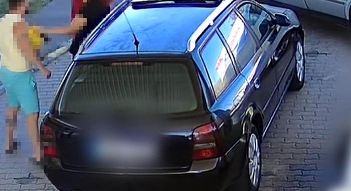 Ritka nagy balhé volt egy benzinkúton Kaposvárnál, mindent vett a kamera