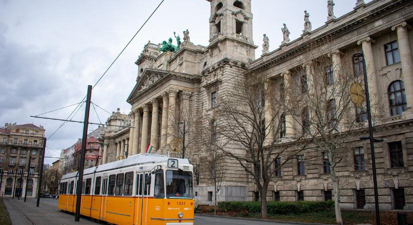 Káosz a budapesti közlekedésben, a következő napokban nem jár ez a villamos