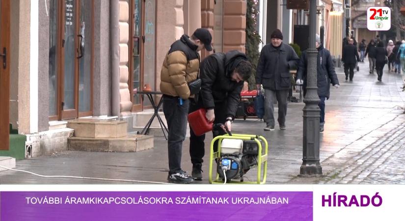 További áramkikapcsolásokra számítanak Ukrajnában (videó)