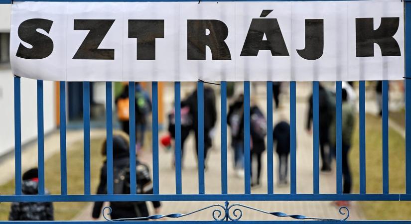 Rekordmagas a sztrájkhajlandóság - figyelmeztető akció jöhet az oktatásban még a választások előtt