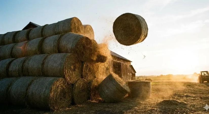 Szénabála okozott halálos balesetet – egy hétéves gyerek az áldozat