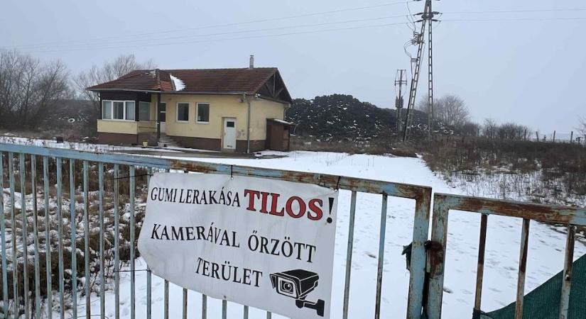 Megjelent a nagykölkedi illegális gumitelep felszámolására kiírt közbeszerzés