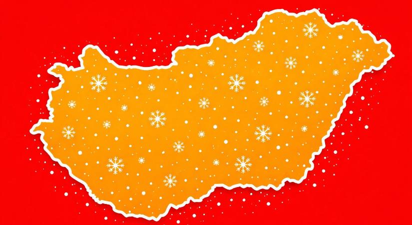 Megemelték a riasztási szintet, brutális hófúvás teríti be 4 vármegyénket, 20 centi hó érkezik - Időjárás-előrejelzés