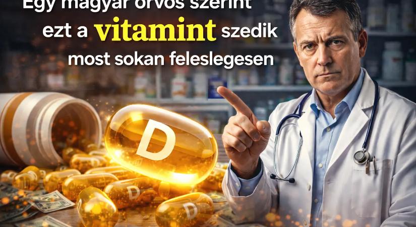 Egy magyar orvos szerint ezt a vitamint szedik most túl sokan feleslegesen.