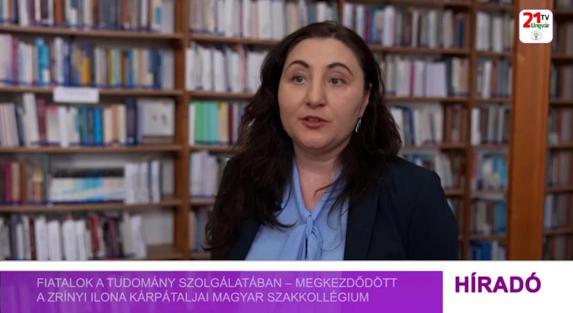 Fiatalok a tudomány szolgálatában – megkezdődött a Zrínyi Ilona Kárpátaljai Magyar Szakkollégium (videó)
