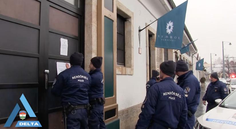 A rendőrség drogkereskedelem miatt ideiglenesen bezáratta a Symbolt