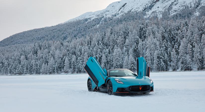 Maserati MCPura Cielo Frozen Magma – tűz és jég találkozása St. Moritzban