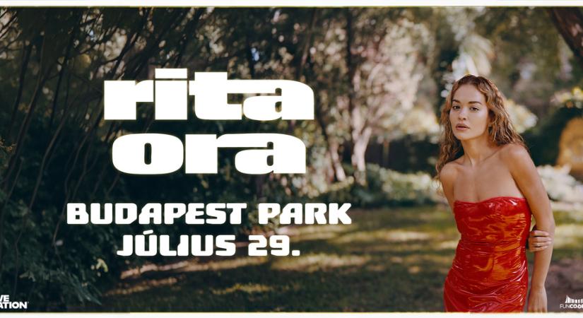 Nyáron a Budapest Parkban lép fel Rita Ora