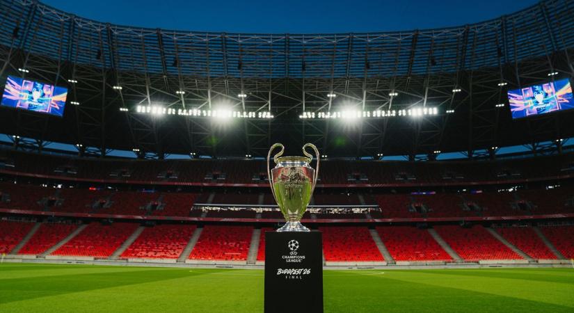 Már csak 100 nap: a Bajnokok Ligája döntő 2026-ban a Puskás Arénaba érkezik
