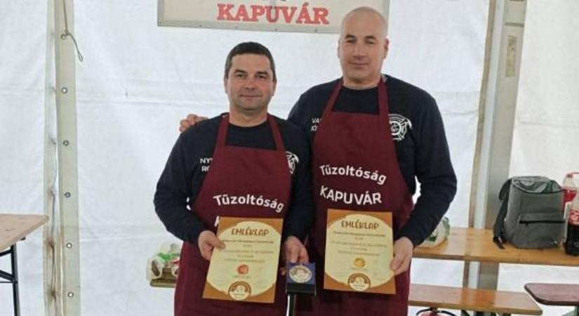 A kapuvári tűzoltók is megmutatták mit tudnak, a Böllérmáj Fesztiválon - fotók