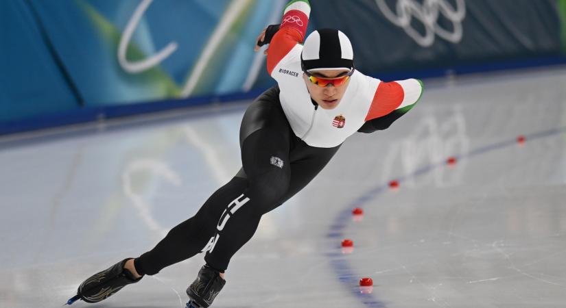 Az olimpiai hetedik hely után elnézést kért a magyar gyorskorcsolyázó