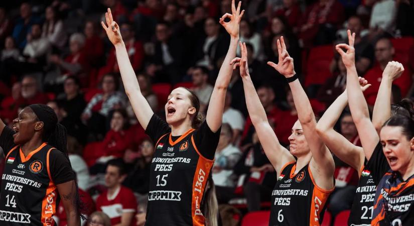 A Pécs legyőzte a Sopront, egy lépésre került az alapszakasz-győzelemtől a női kosár NB I-ben