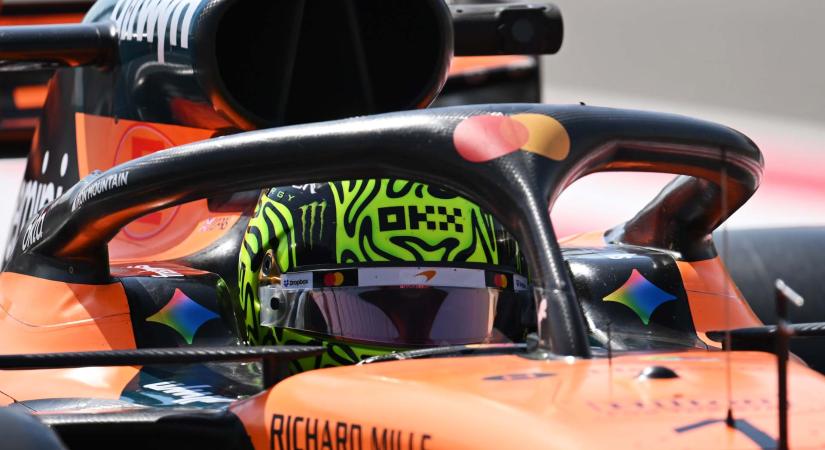 Norris elismerte, most nem a McLarennek áll a zászló