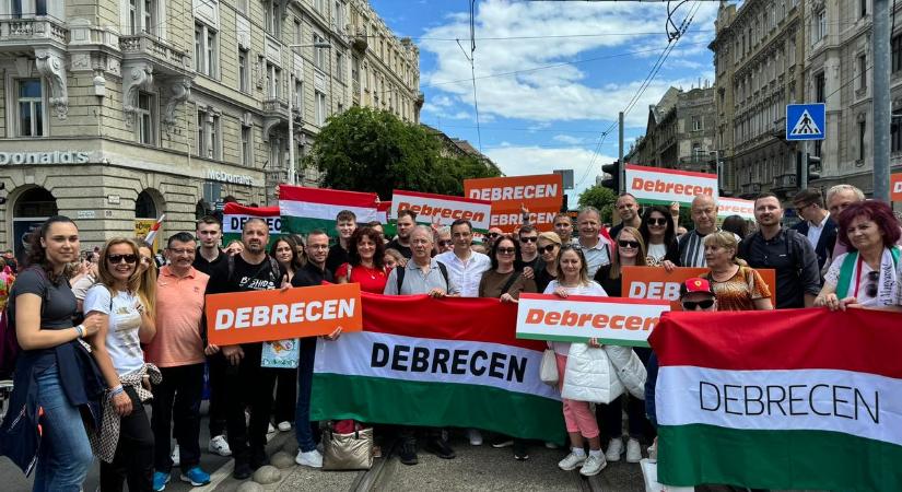 Brüsszelnek és Kijevnek üzennek majd a debreceni fideszesek a Békemeneten