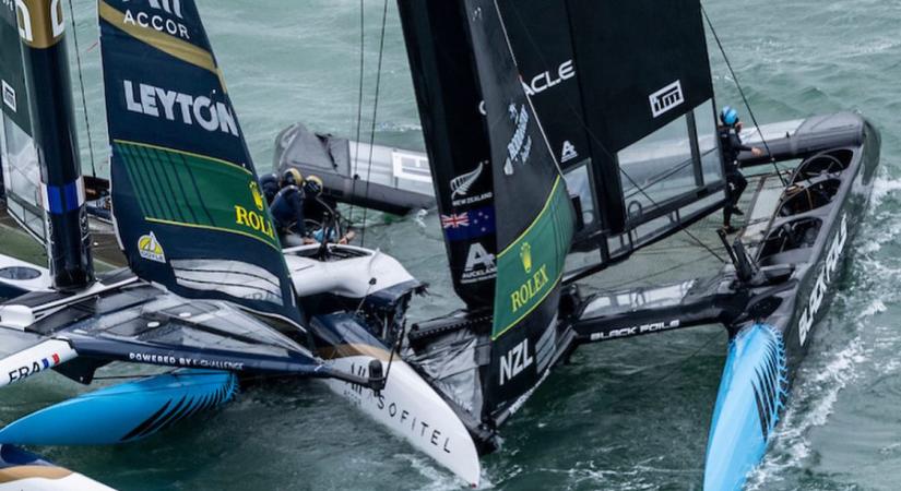 Ausztrál győzelem, Új-Zélandi hajótörés az Auckland - i Sail GP - n