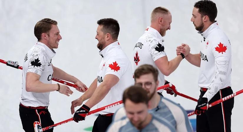 Téli olimpia: brit-kanadai finálé lesz a férfi curlingeseknél