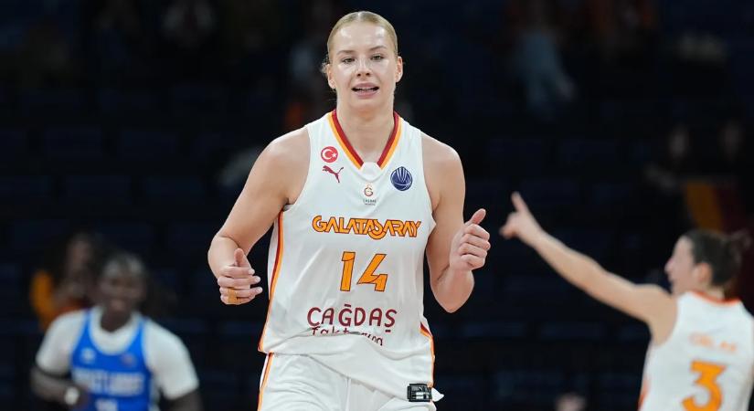 Juhász Dorka 21 pontot dobott, a Galatasaray hosszabbítás után nyert a női kosár Euroligában