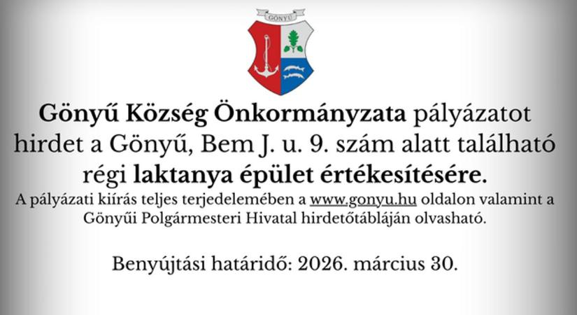 Pályázati kiírás