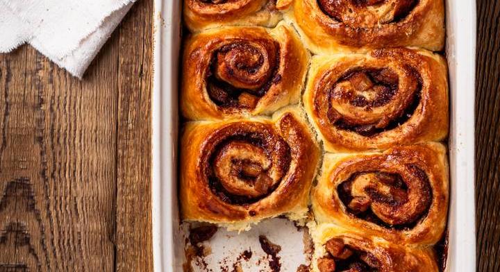 Illatos almás-fahéjas csiga: ellenállhatatlan, foszlós finomság