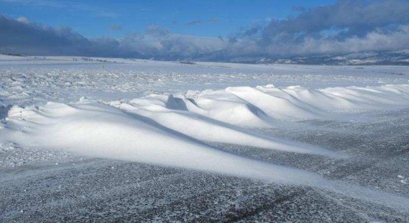 Hófúvás és erős szél jön: több megyére riasztást adtak ki Szlovákiában
