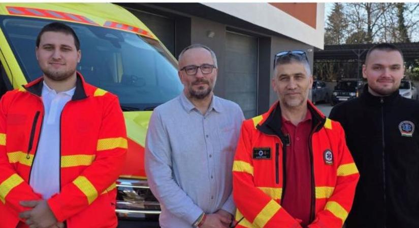 A mosonmagyaróvári mentőállomás kapujában született meg Izabella Éva