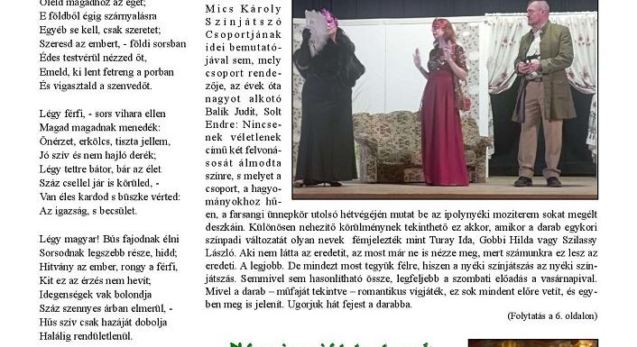 Kulturális értékeink és néphagyományok a Kürtös februári lapszámában