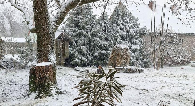 Már Somogyban is havazik