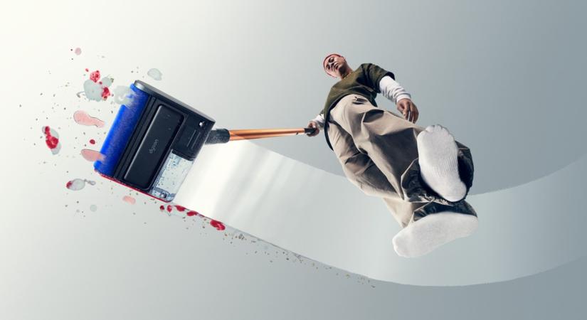 A Dyson bemutatja legvékonyabb, ultrakönnyű és higiénikus nedves-száraz tisztítóját, a PencilWash-t