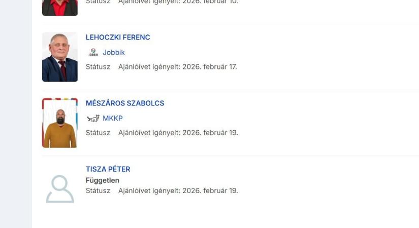 Somogyban felbukkant egy Tisza Péter nevű jelölt a választásra készülők között