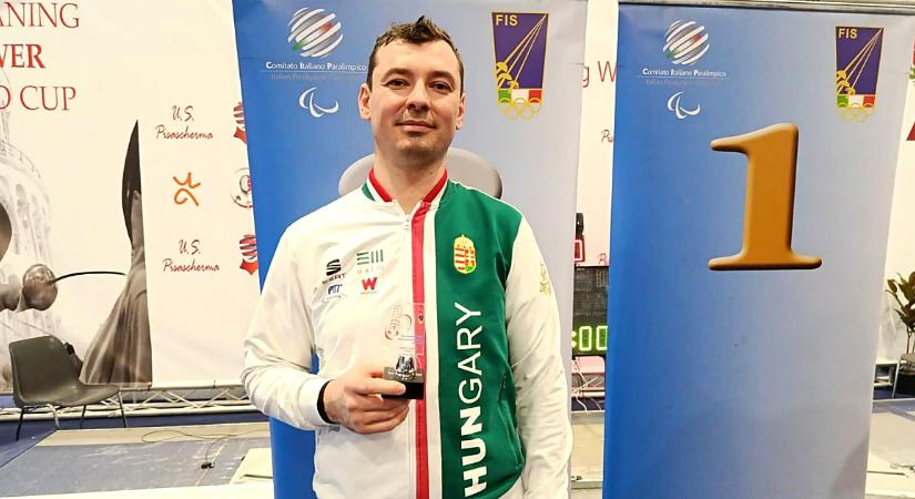 Ezüstérmes lett a világkupán a DEAC kerekesszékes vívója