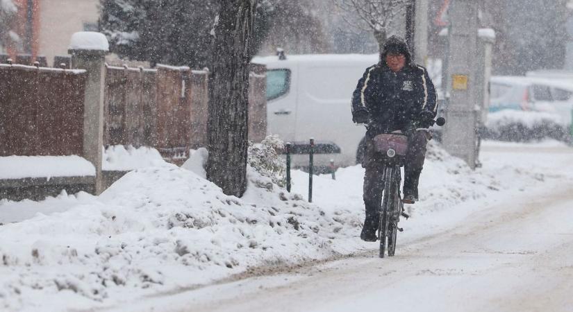 A hó elmegy, de a hideg marad: szombaton sem enged a tél Somogyban