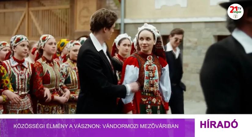 Közösségi élmény a vásznon: Vándormozi Mezőváriban (videó)