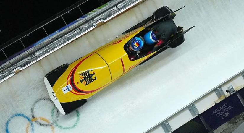 Téli olimpia: Német vezetés a női kettes bobosoknál