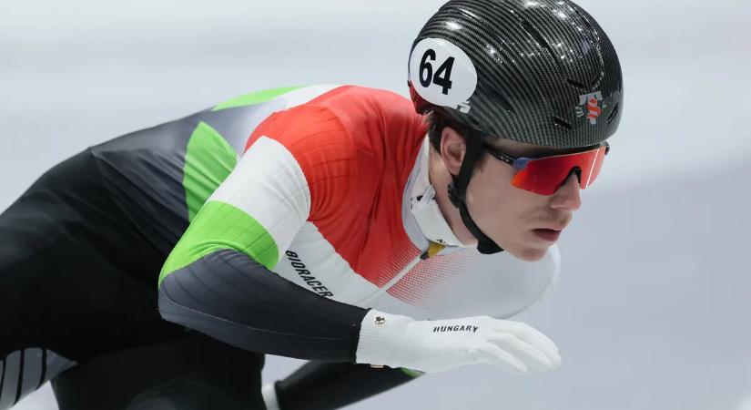 A nyolcadik helyen végzett a magyar férfiváltó rövid pályás gyorskorcsolyában