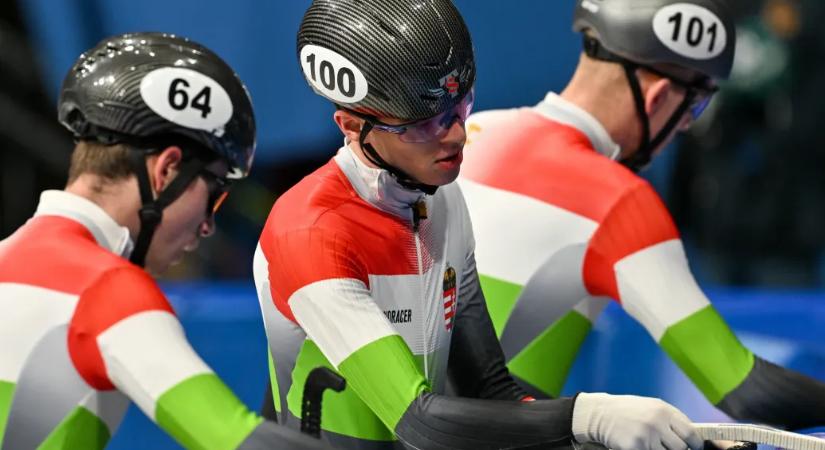 Nyolcadik a magyar férfi gyorskorcsolya-váltó az olimpián