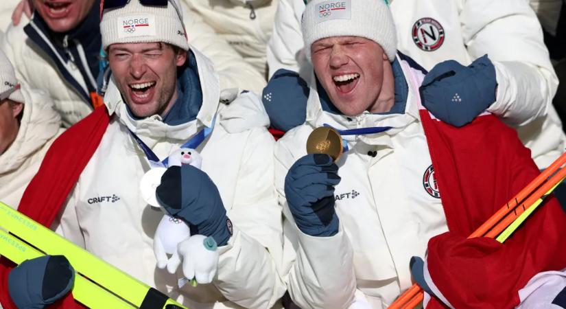 Norvégia hihetetlen rekordja, már 17 aranynál tartanak az olimpián