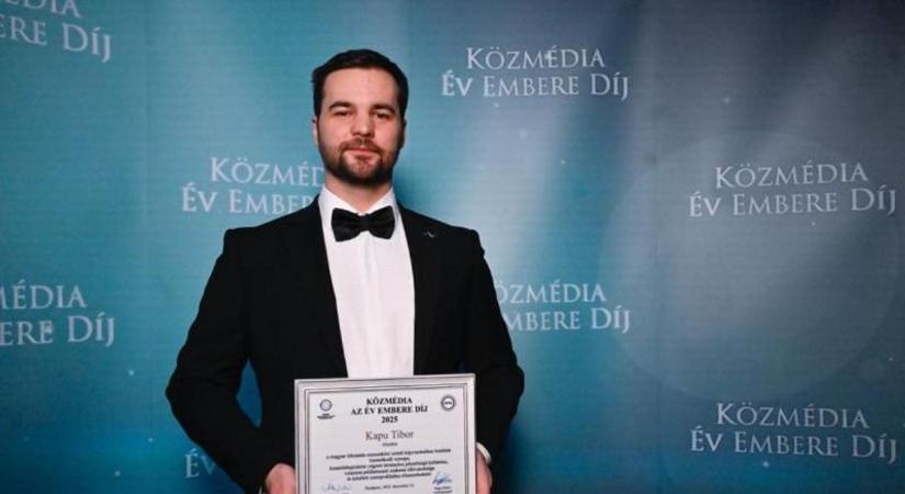 Kapu Tibor vehette át az Év Embere Díját