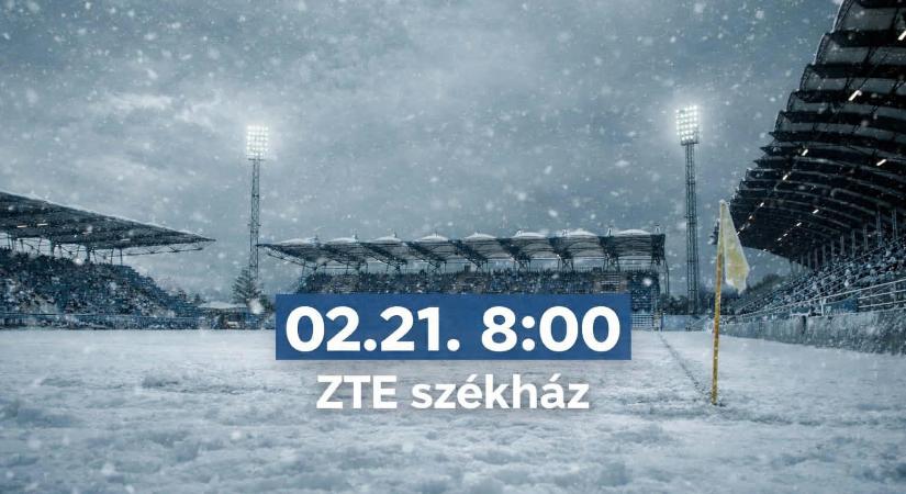 Hóhelyzet: komoly probléma a ZTE stadionjában a DVSC elleni bajnoki előtt