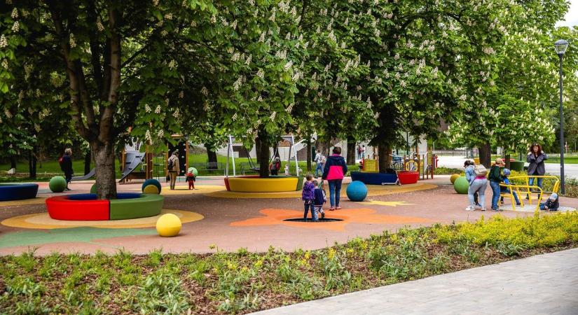 Így változott át Veszprémben a régi liget Zöld Várossá