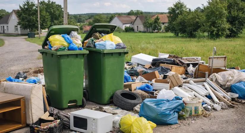 Ha ilyen módon rakod ki a szemetet, feljelenthet a MOHU