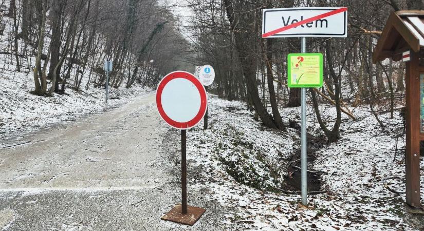 Lezárják a Kőszegi-hegységre vezető utat, balesetveszélyes útnak indulni