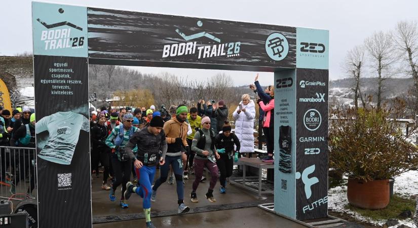 Több százan álltak rajthoz az év első futóversenyén, a Bodri Trailen (galéria)