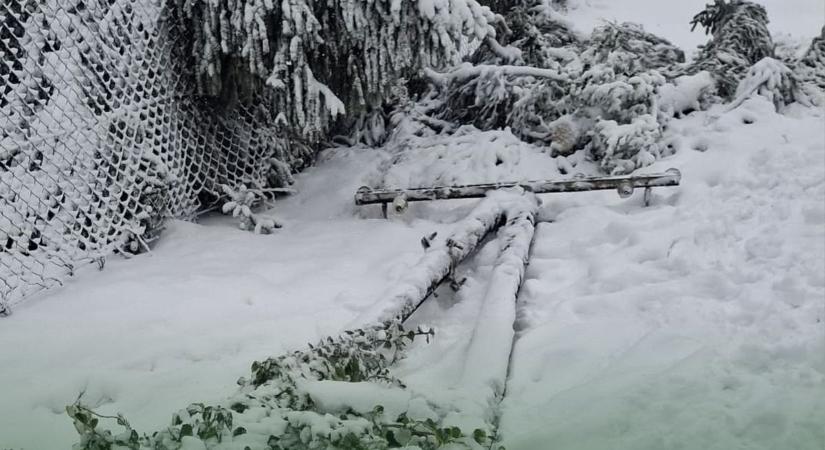 Továbbra sincs áram Szentgotthárd egy részén, melegedőt nyitottak
