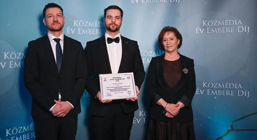 (Csillag)Kapu: a kutatóűrhajós átvette a Közmédia Év Embere Díját